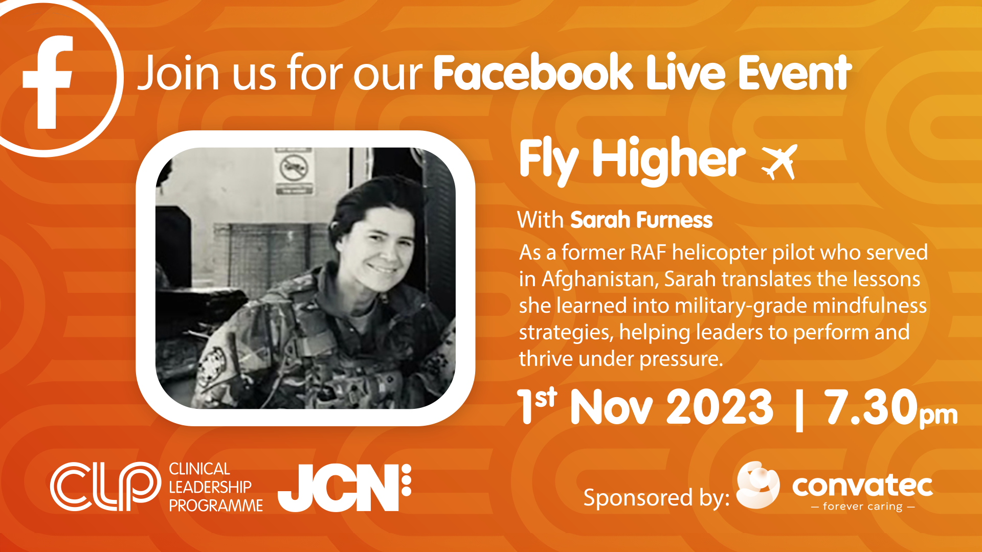 Watch the FB Live event - Fly Higher on jcn.co.uk