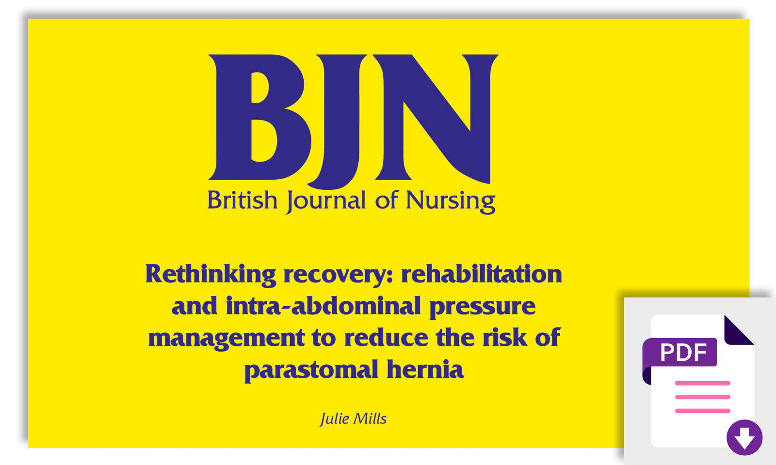 Rethinking recovery: rehabilitation and intra‑abdominal pressure management to reduce the risk of parastomal hernia